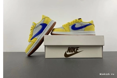 Scott x Jordan 1 x Air OG (KIDS)Travis Fragment Low 0727